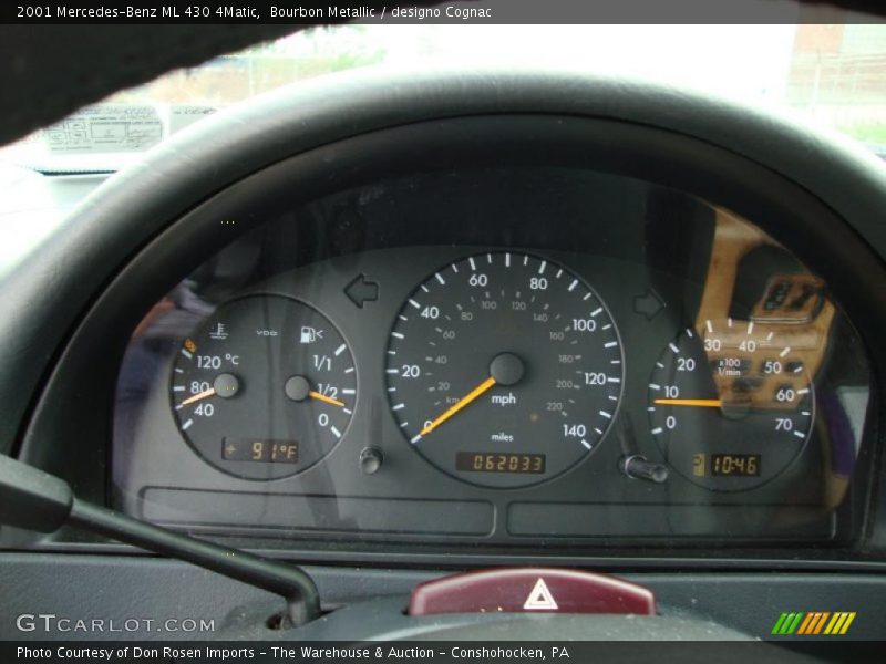 Bourbon Metallic / designo Cognac 2001 Mercedes-Benz ML 430 4Matic