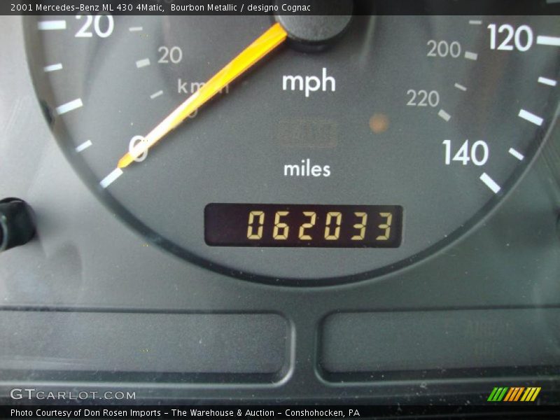 Bourbon Metallic / designo Cognac 2001 Mercedes-Benz ML 430 4Matic
