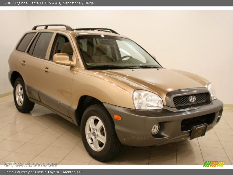 Sandstone / Beige 2003 Hyundai Santa Fe GLS 4WD