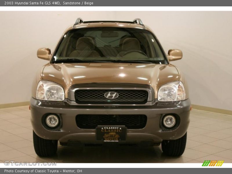 Sandstone / Beige 2003 Hyundai Santa Fe GLS 4WD