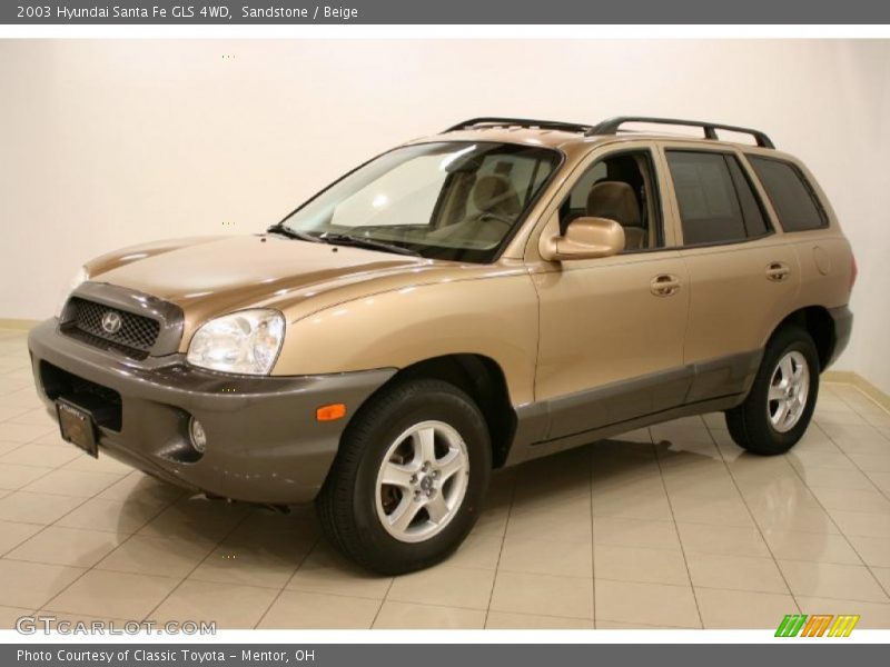 Sandstone / Beige 2003 Hyundai Santa Fe GLS 4WD