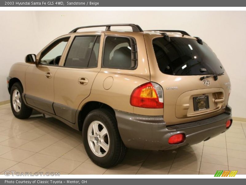 Sandstone / Beige 2003 Hyundai Santa Fe GLS 4WD