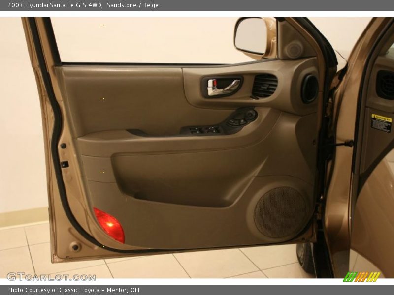 Sandstone / Beige 2003 Hyundai Santa Fe GLS 4WD