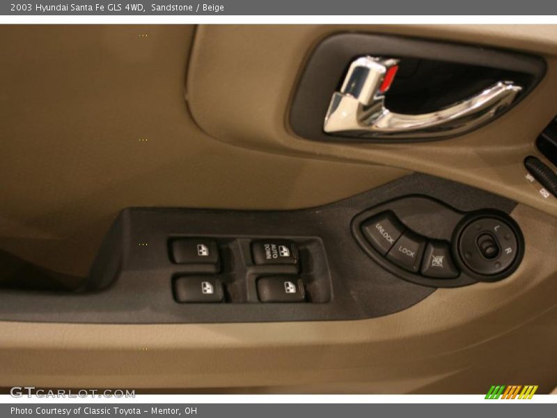 Sandstone / Beige 2003 Hyundai Santa Fe GLS 4WD