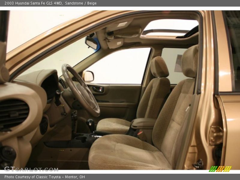 Sandstone / Beige 2003 Hyundai Santa Fe GLS 4WD