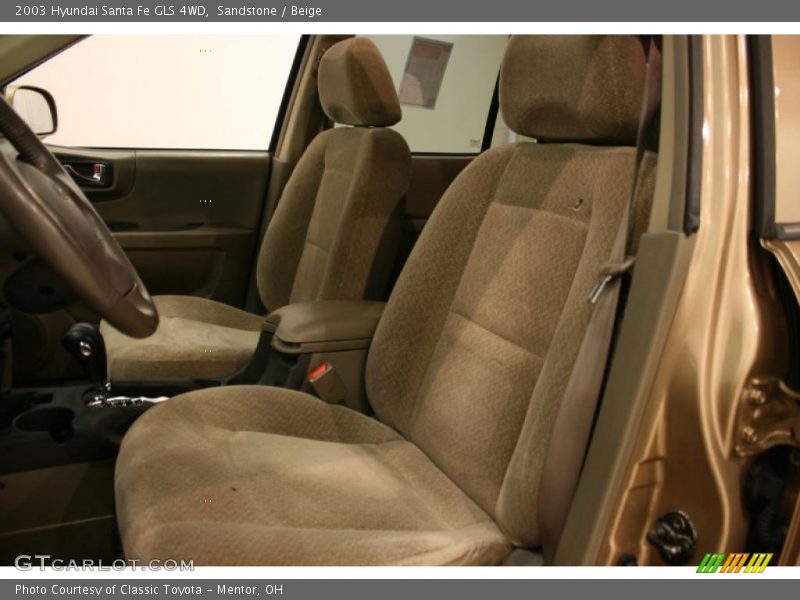 Sandstone / Beige 2003 Hyundai Santa Fe GLS 4WD