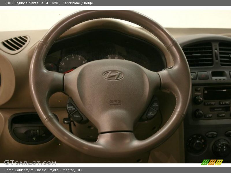 Sandstone / Beige 2003 Hyundai Santa Fe GLS 4WD