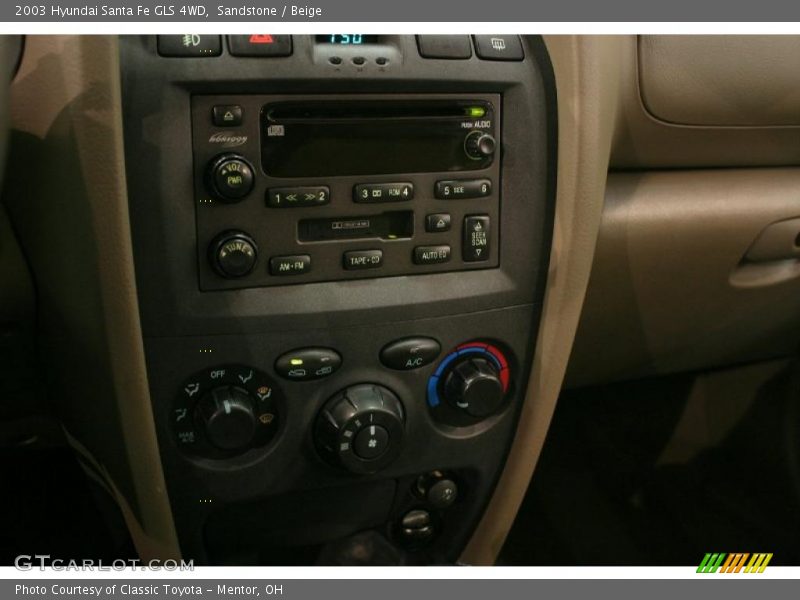 Sandstone / Beige 2003 Hyundai Santa Fe GLS 4WD