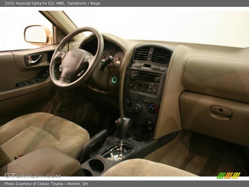 Sandstone / Beige 2003 Hyundai Santa Fe GLS 4WD