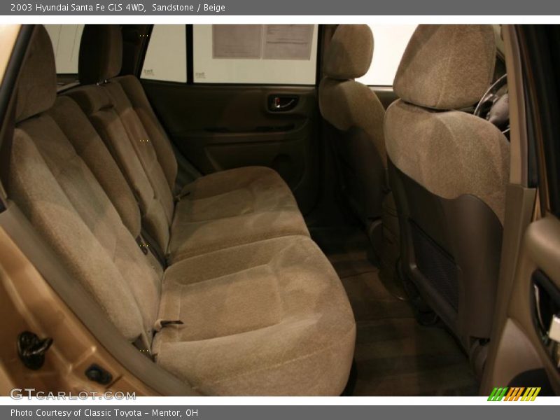 Sandstone / Beige 2003 Hyundai Santa Fe GLS 4WD