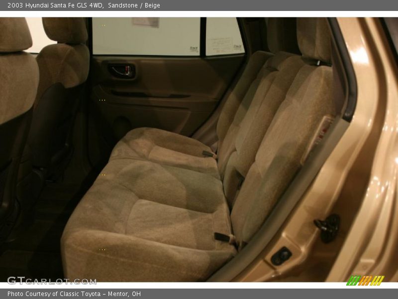 Sandstone / Beige 2003 Hyundai Santa Fe GLS 4WD