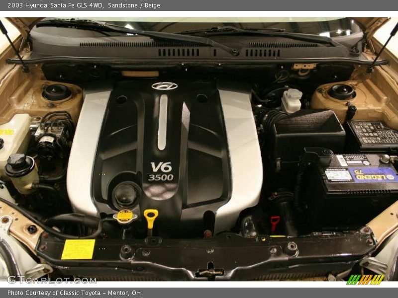 Sandstone / Beige 2003 Hyundai Santa Fe GLS 4WD