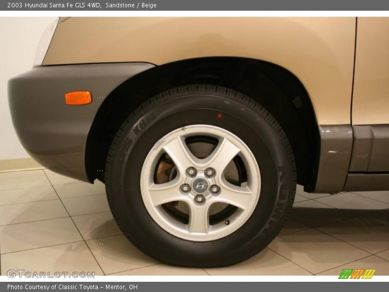 Sandstone / Beige 2003 Hyundai Santa Fe GLS 4WD