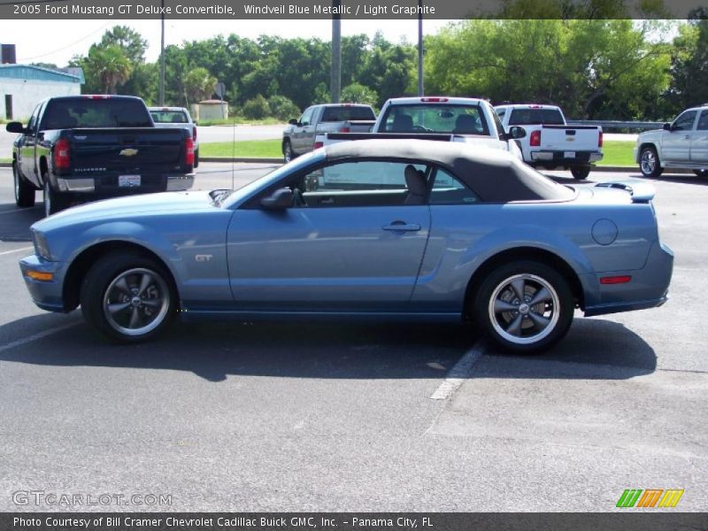 Windveil Blue Metallic / Light Graphite 2005 Ford Mustang GT Deluxe Convertible