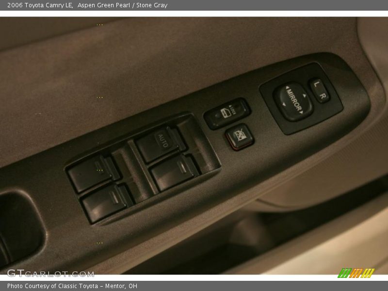 Aspen Green Pearl / Stone Gray 2006 Toyota Camry LE