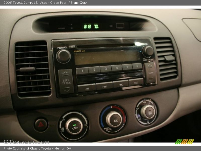Aspen Green Pearl / Stone Gray 2006 Toyota Camry LE