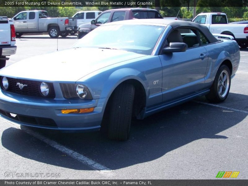 Windveil Blue Metallic / Light Graphite 2005 Ford Mustang GT Deluxe Convertible