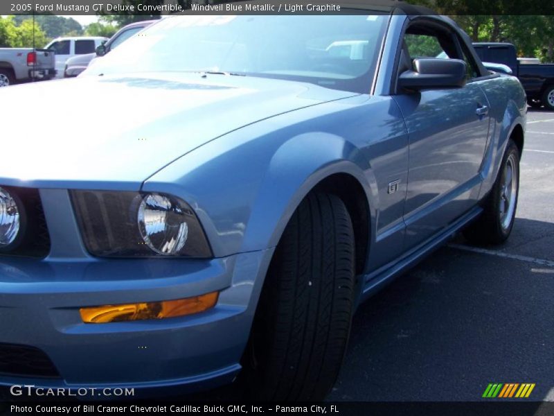 Windveil Blue Metallic / Light Graphite 2005 Ford Mustang GT Deluxe Convertible