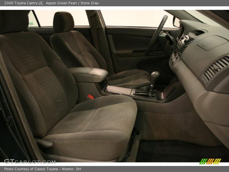 Aspen Green Pearl / Stone Gray 2006 Toyota Camry LE