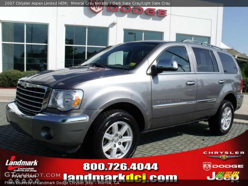 Mineral Gray Metallic / Dark Slate Gray/Light Slate Gray 2007 Chrysler Aspen Limited HEMI