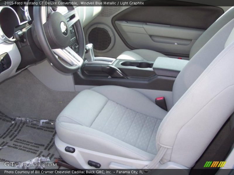 Windveil Blue Metallic / Light Graphite 2005 Ford Mustang GT Deluxe Convertible