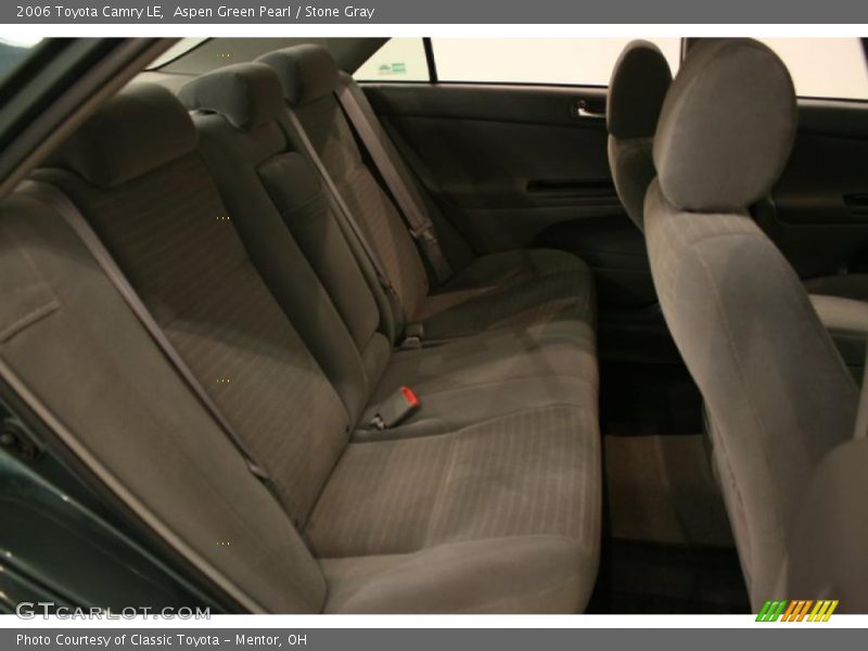 Aspen Green Pearl / Stone Gray 2006 Toyota Camry LE