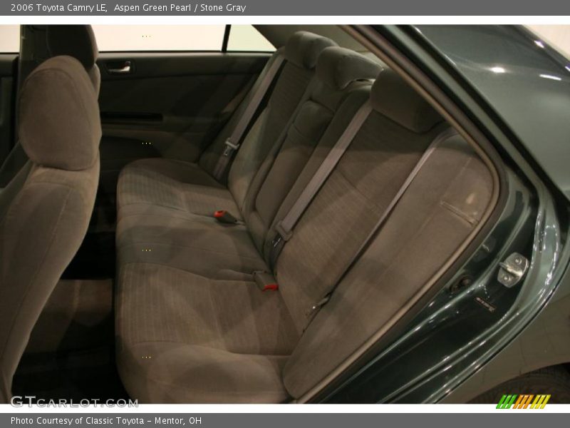 Aspen Green Pearl / Stone Gray 2006 Toyota Camry LE