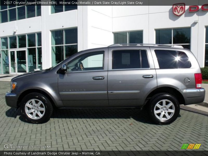 Mineral Gray Metallic / Dark Slate Gray/Light Slate Gray 2007 Chrysler Aspen Limited HEMI