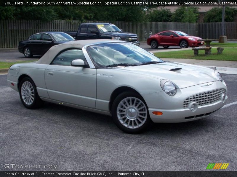 Special Edition Cashmere Tri-Coat Metallic / Special Edition Stone, Cashmere, Soft Gold 2005 Ford Thunderbird 50th Anniversary Special Edition