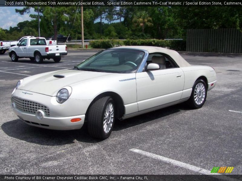 Special Edition Cashmere Tri-Coat Metallic / Special Edition Stone, Cashmere, Soft Gold 2005 Ford Thunderbird 50th Anniversary Special Edition