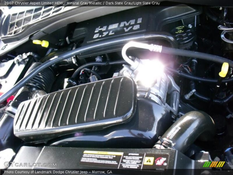 Mineral Gray Metallic / Dark Slate Gray/Light Slate Gray 2007 Chrysler Aspen Limited HEMI