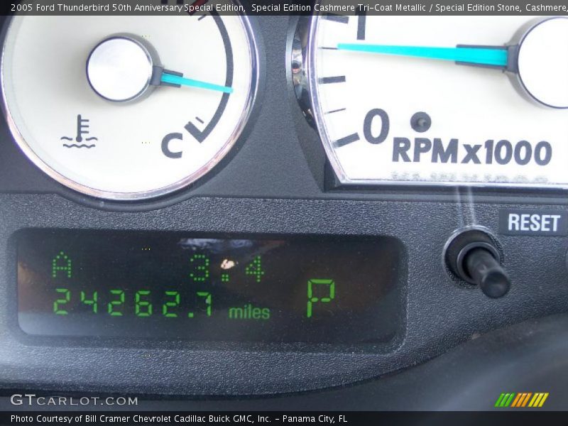 Special Edition Cashmere Tri-Coat Metallic / Special Edition Stone, Cashmere, Soft Gold 2005 Ford Thunderbird 50th Anniversary Special Edition