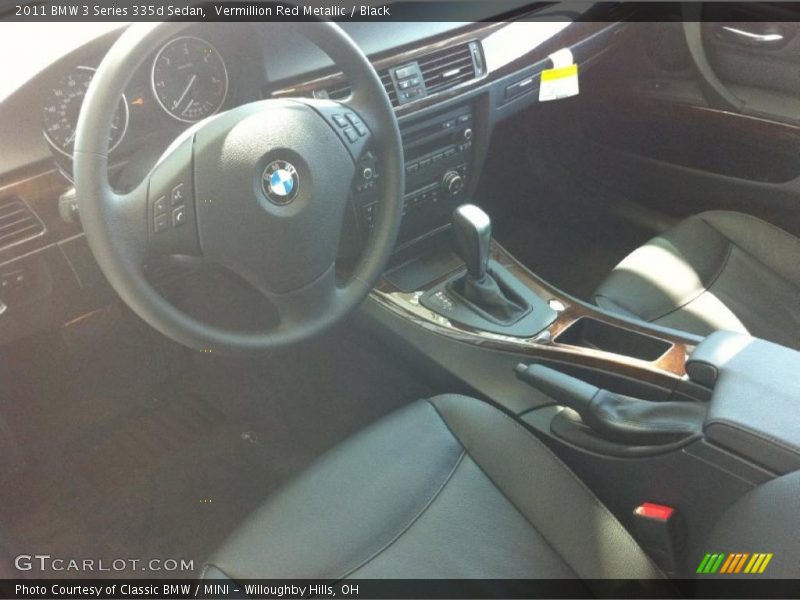 Vermillion Red Metallic / Black 2011 BMW 3 Series 335d Sedan