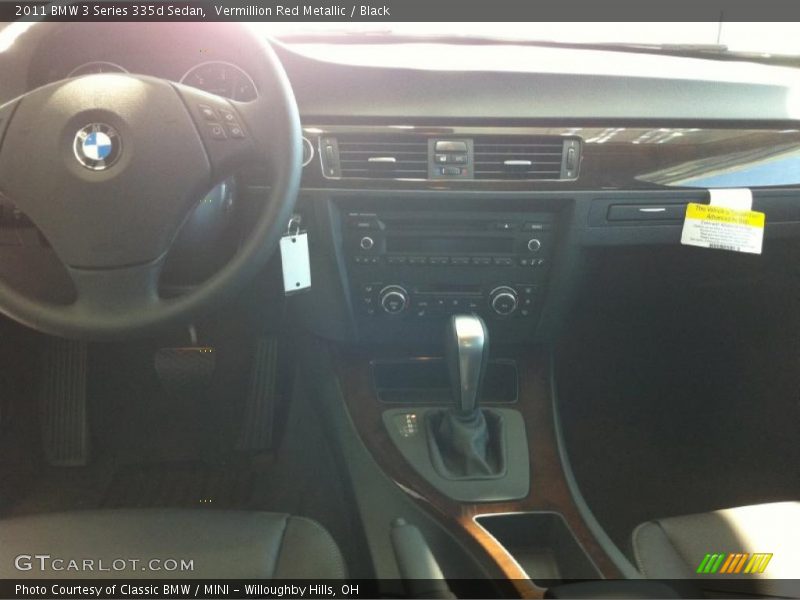 Vermillion Red Metallic / Black 2011 BMW 3 Series 335d Sedan