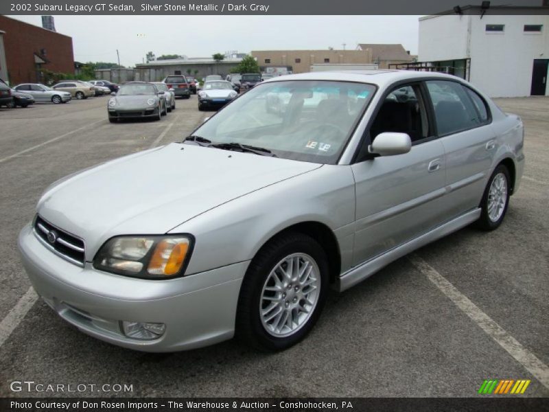 Silver Stone Metallic / Dark Gray 2002 Subaru Legacy GT Sedan