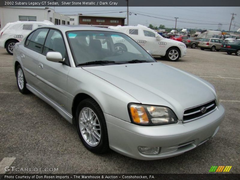 Silver Stone Metallic / Dark Gray 2002 Subaru Legacy GT Sedan