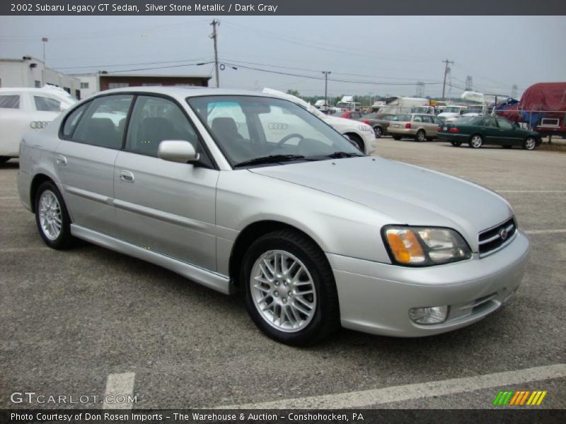 Silver Stone Metallic / Dark Gray 2002 Subaru Legacy GT Sedan