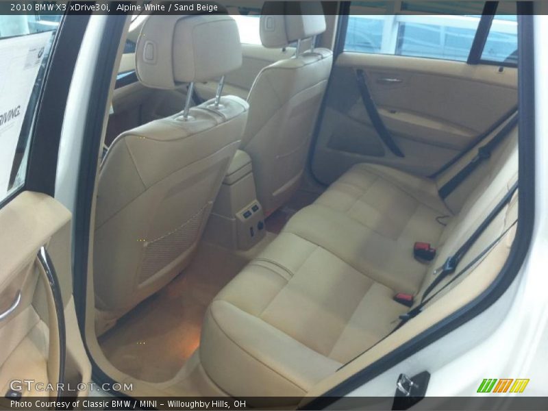 Alpine White / Sand Beige 2010 BMW X3 xDrive30i