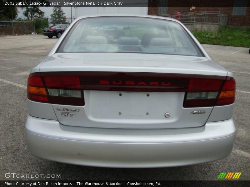 Silver Stone Metallic / Dark Gray 2002 Subaru Legacy GT Sedan