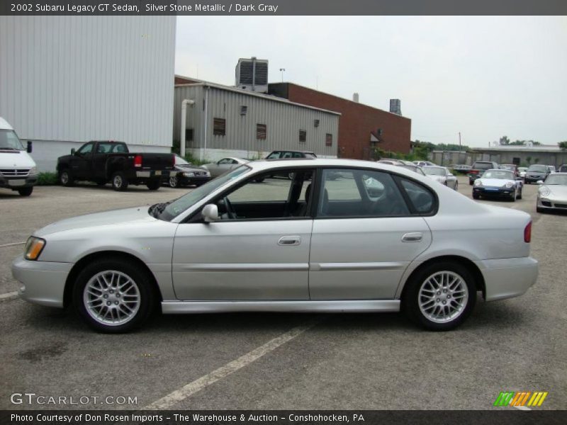Silver Stone Metallic / Dark Gray 2002 Subaru Legacy GT Sedan