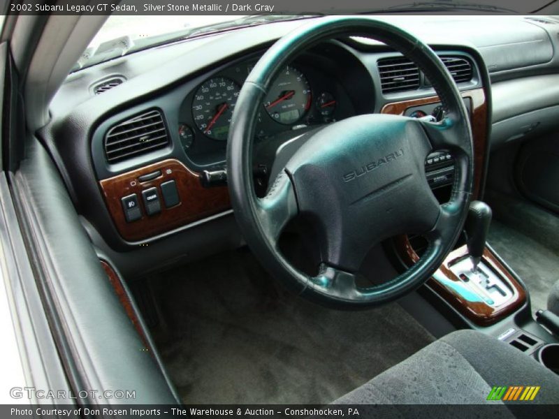 Silver Stone Metallic / Dark Gray 2002 Subaru Legacy GT Sedan