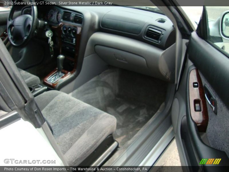 Silver Stone Metallic / Dark Gray 2002 Subaru Legacy GT Sedan