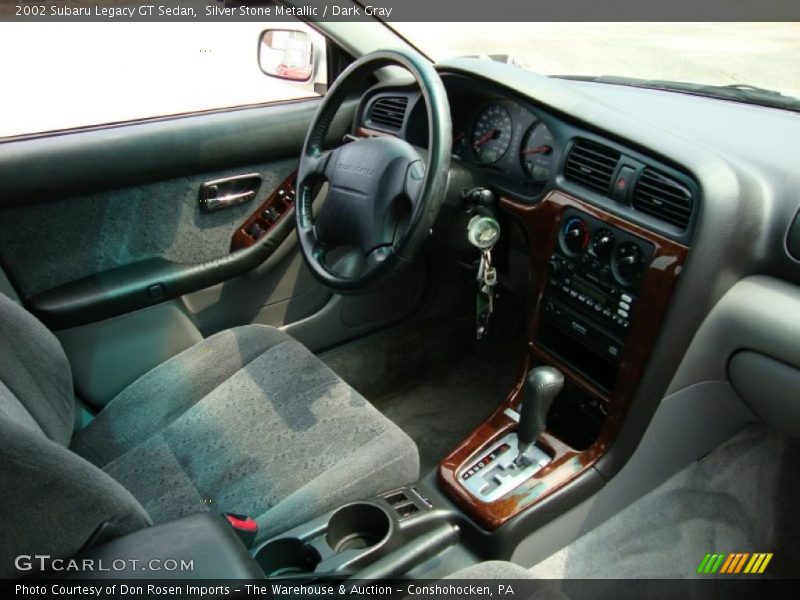 Silver Stone Metallic / Dark Gray 2002 Subaru Legacy GT Sedan
