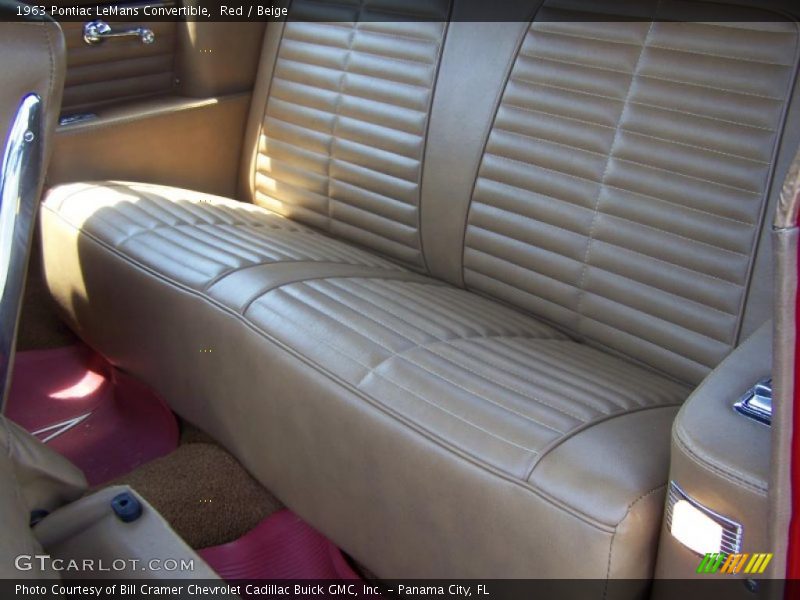 Red / Beige 1963 Pontiac LeMans Convertible