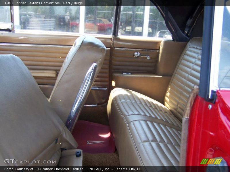 Red / Beige 1963 Pontiac LeMans Convertible