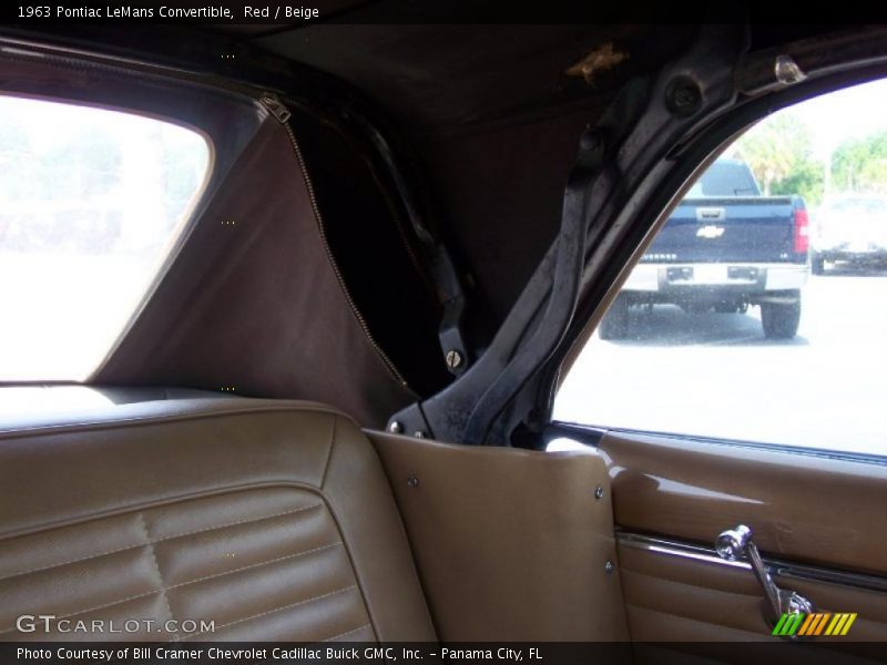 Red / Beige 1963 Pontiac LeMans Convertible