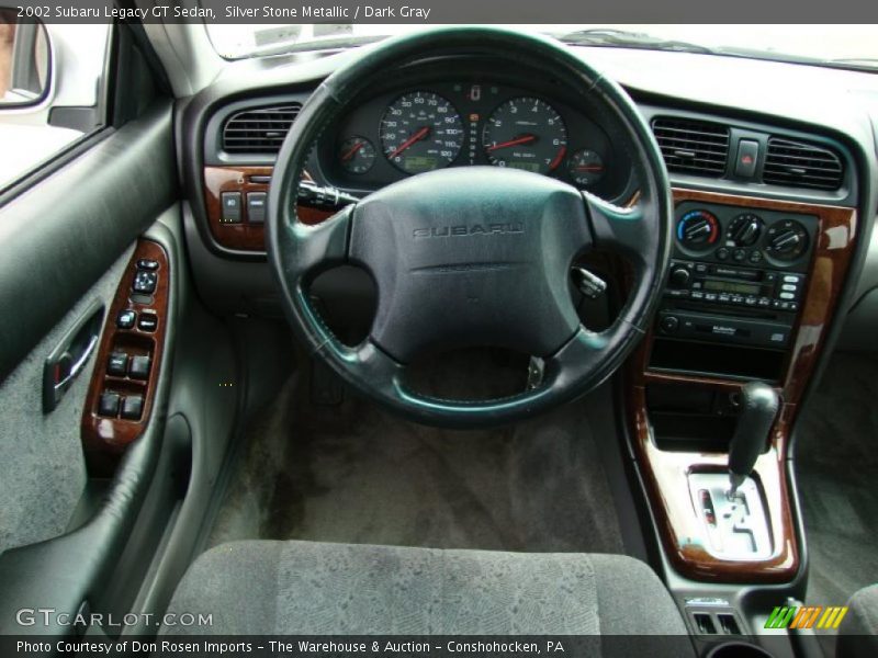 Silver Stone Metallic / Dark Gray 2002 Subaru Legacy GT Sedan