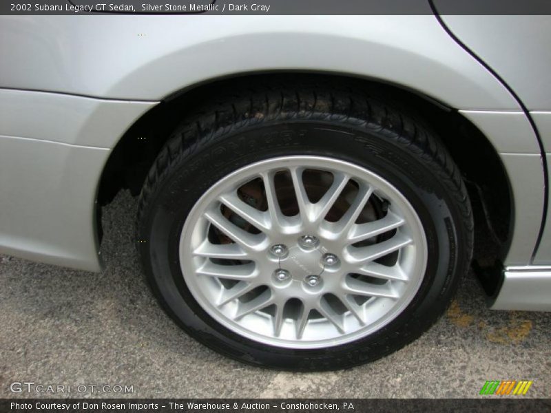 Silver Stone Metallic / Dark Gray 2002 Subaru Legacy GT Sedan