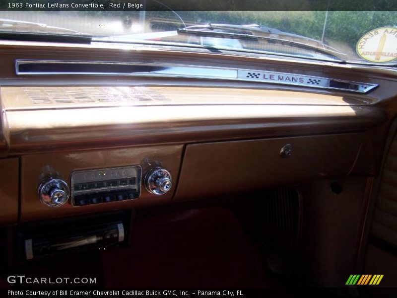 Red / Beige 1963 Pontiac LeMans Convertible