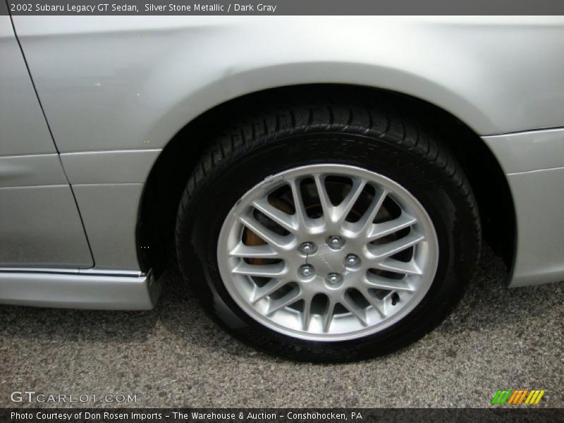 Silver Stone Metallic / Dark Gray 2002 Subaru Legacy GT Sedan